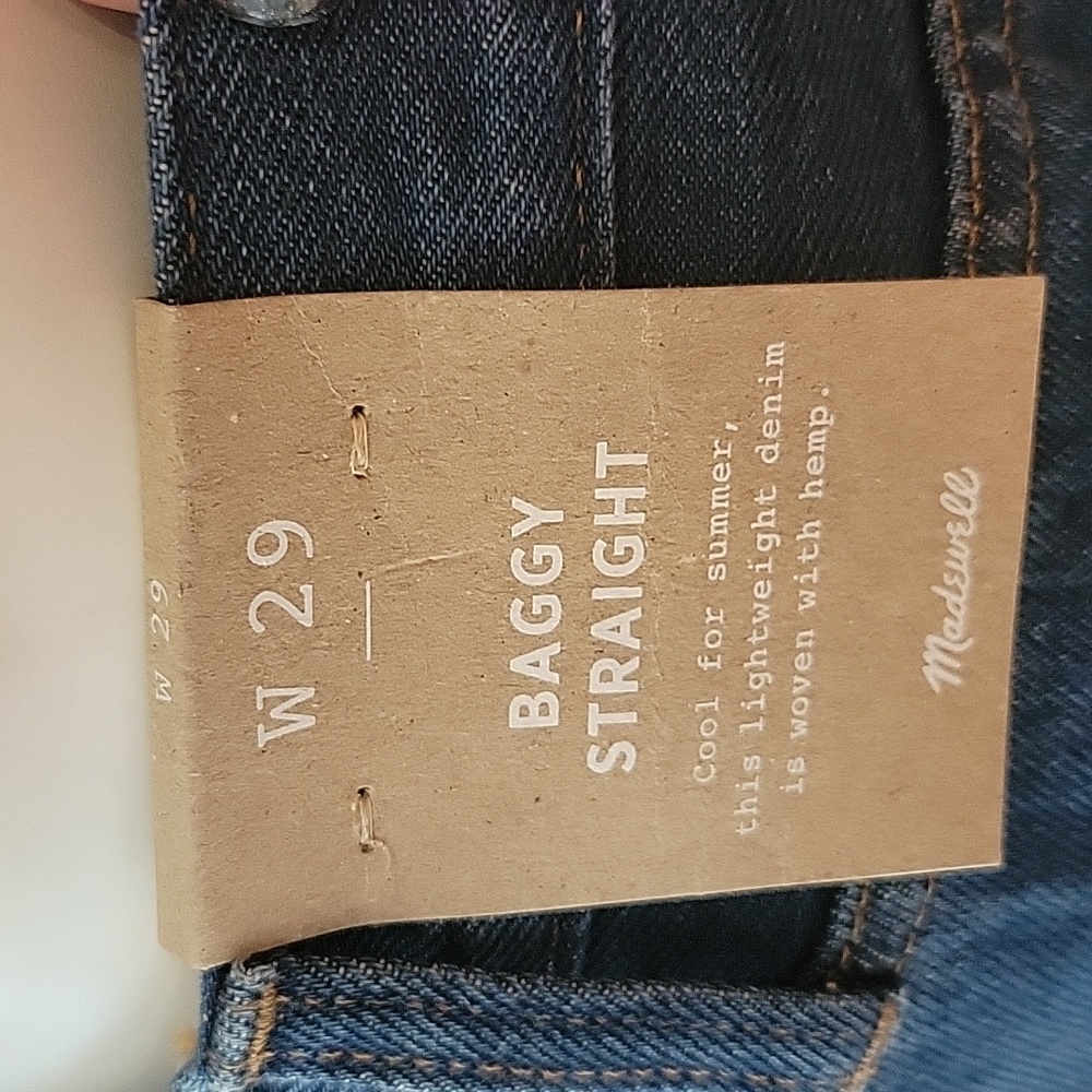 Madewell Baggy Straight Jean - Picture 7 of 15
